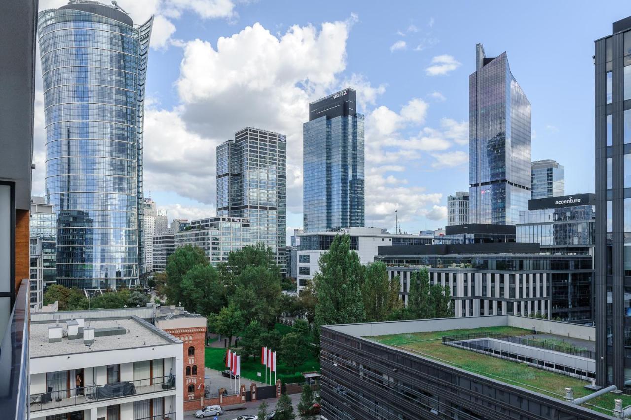 Modern Apartments With Access To The Pool Near Rondo Daszynskiego Station Warsaw Ngoại thất bức ảnh